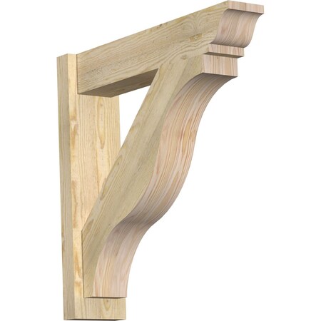 Ekena Millwork Funston Rough Sawn Traditional Outlooker, Douglas Fir, 6"W x 26"D x 26"H OUT06X26X26FST01RDF